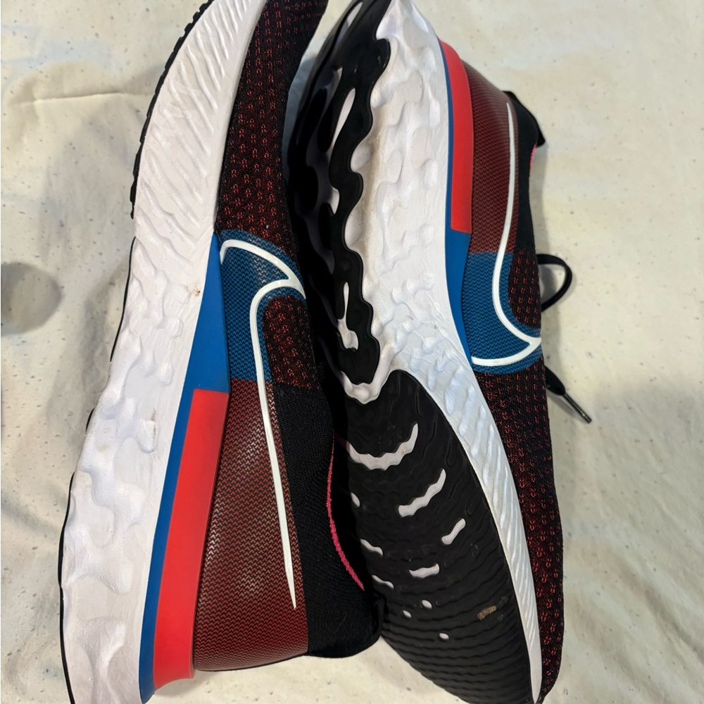 Nike Athletic Shoes - Black, Red, Blue, White